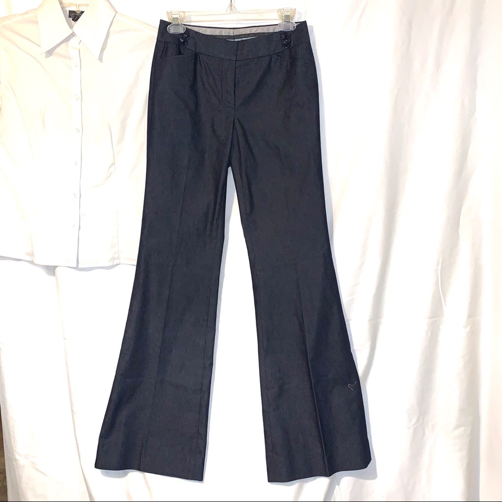 Classiques Entier Dressy Denim Flat Front Trousers